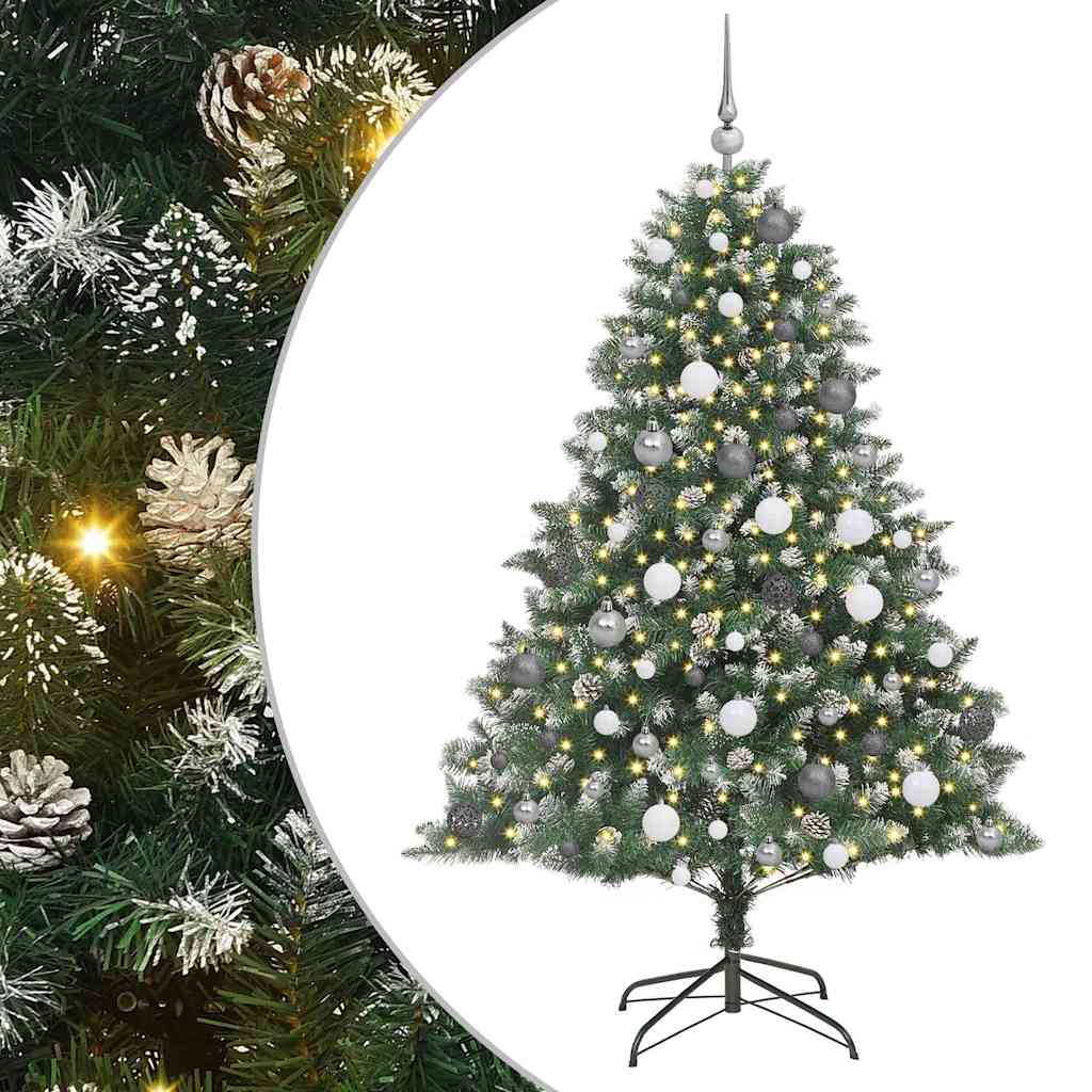 Artificial Christmas Tree with Stand Green 126 x 126 x 180 cm